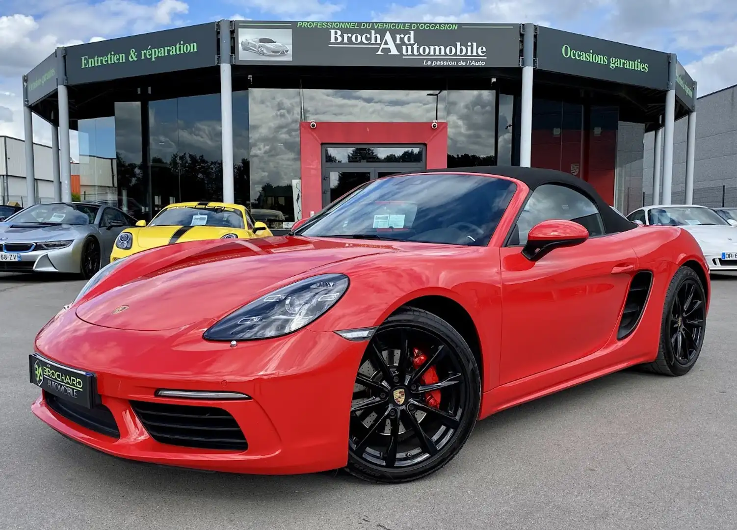 Porsche Boxster / Flat 4 2.0l 300 CH PDK 7 / Rouge Indien / Echapp Rouge - 2