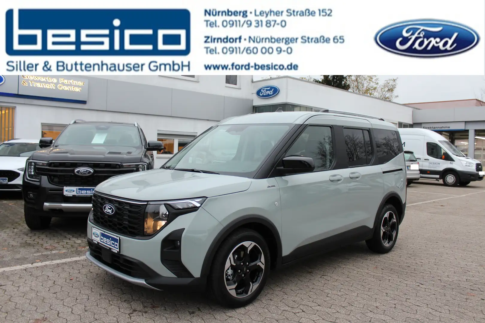 Ford Tourneo Courier Active 1,0EcoBoost*Winter Paket*ACC*Navi*Kamera* Grau - 1