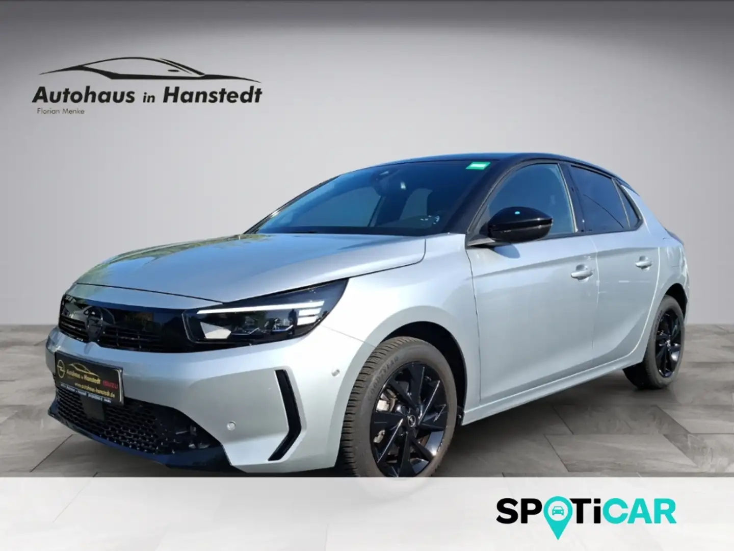 Opel Corsa F 1.2 Turbo GS 100PS 6 Gang PDCv+h 360 Kamera LED Zilver - 1