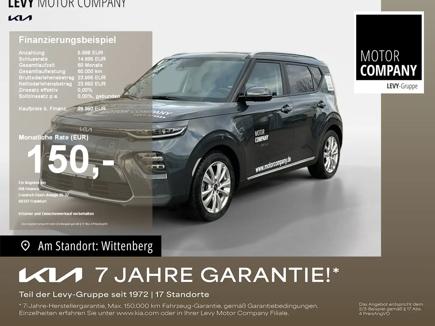 Kia Soul (64kWh) Inspiration CarPlay*Harman-Kardon* Grau - 1