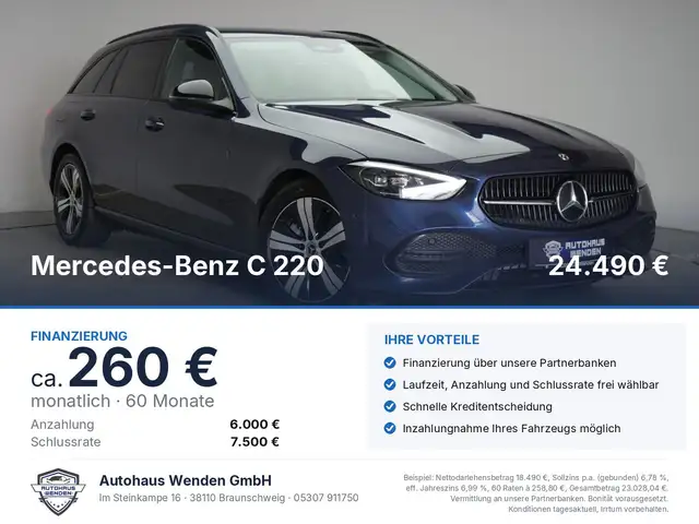 Mercedes-Benz C 220 d T 9G Tronic Avantgarde Temp/Kamera/Lane/