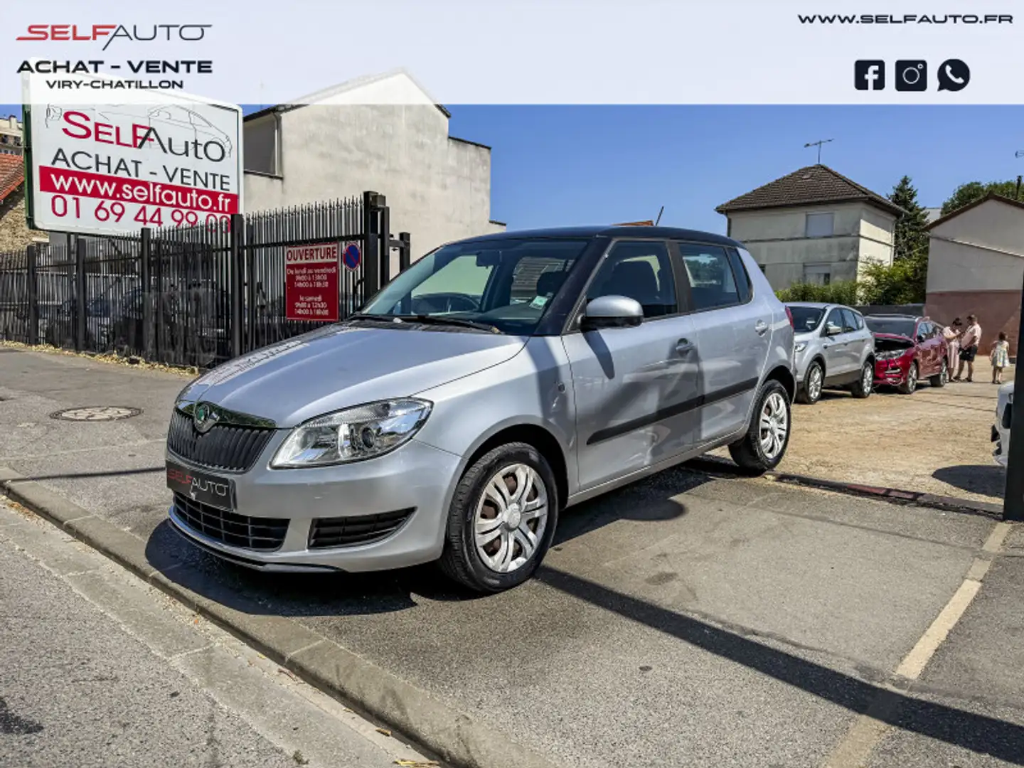 Skoda Fabia 1.6 TDI75 FAP AMBITION2 Gris - 1