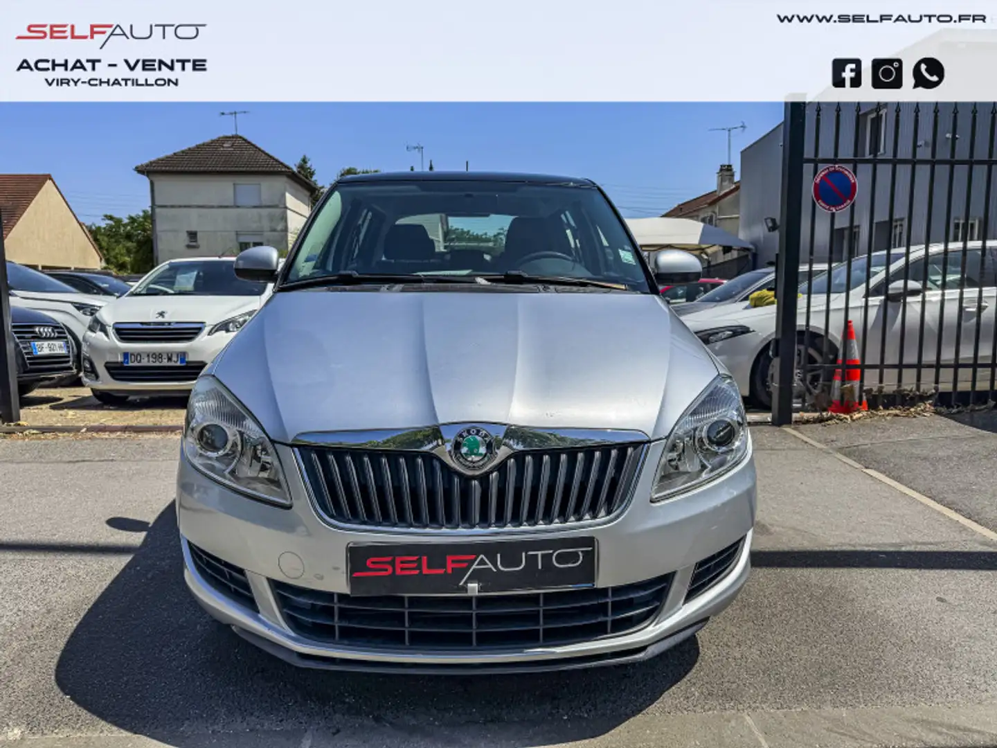 Skoda Fabia 1.6 TDI75 FAP AMBITION2 Gris - 2