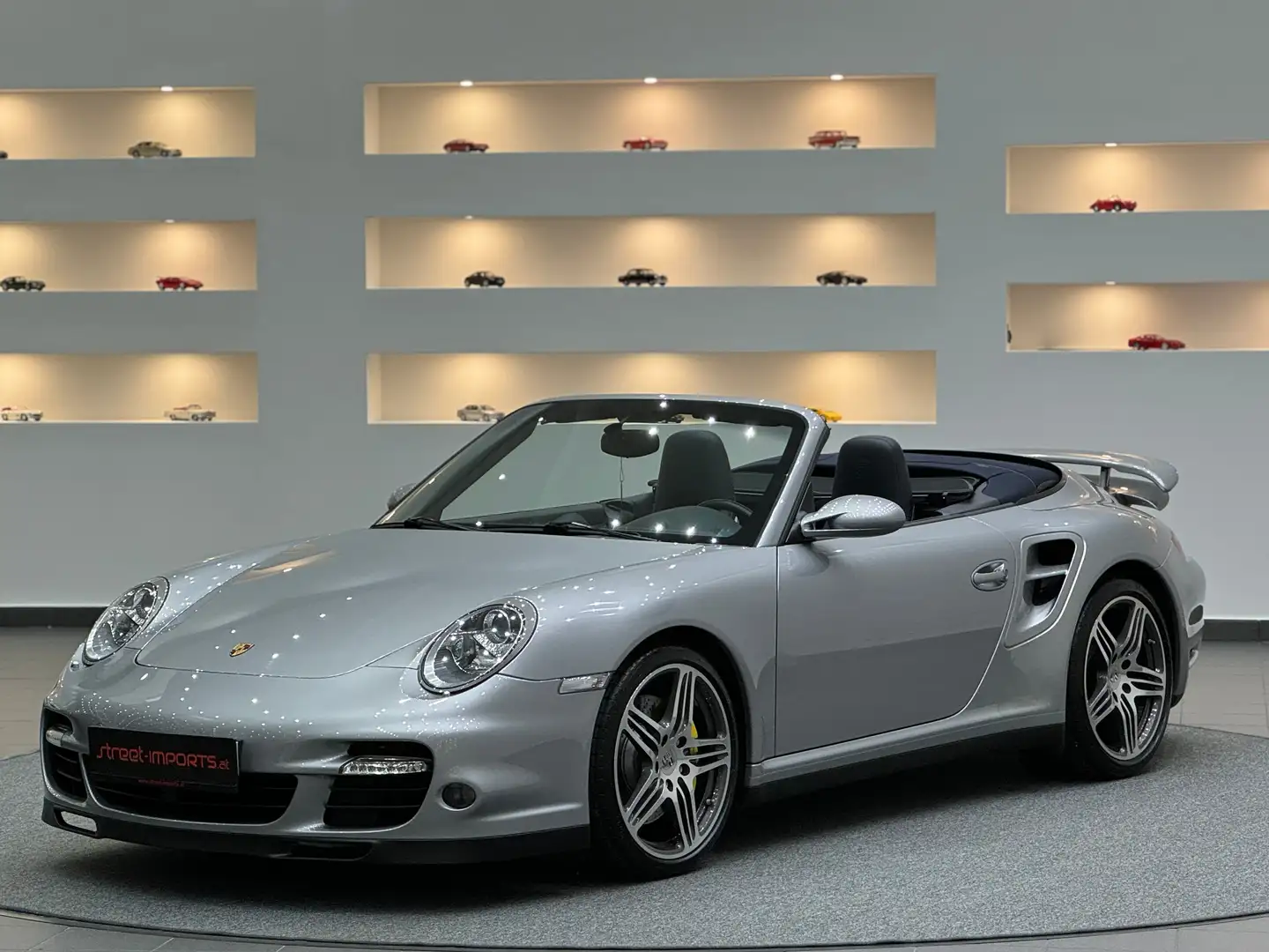 Porsche 997 911 Turbo Cabrio Porsche-Exklusiv*1.Besitz*GT-Silb Silber - 1
