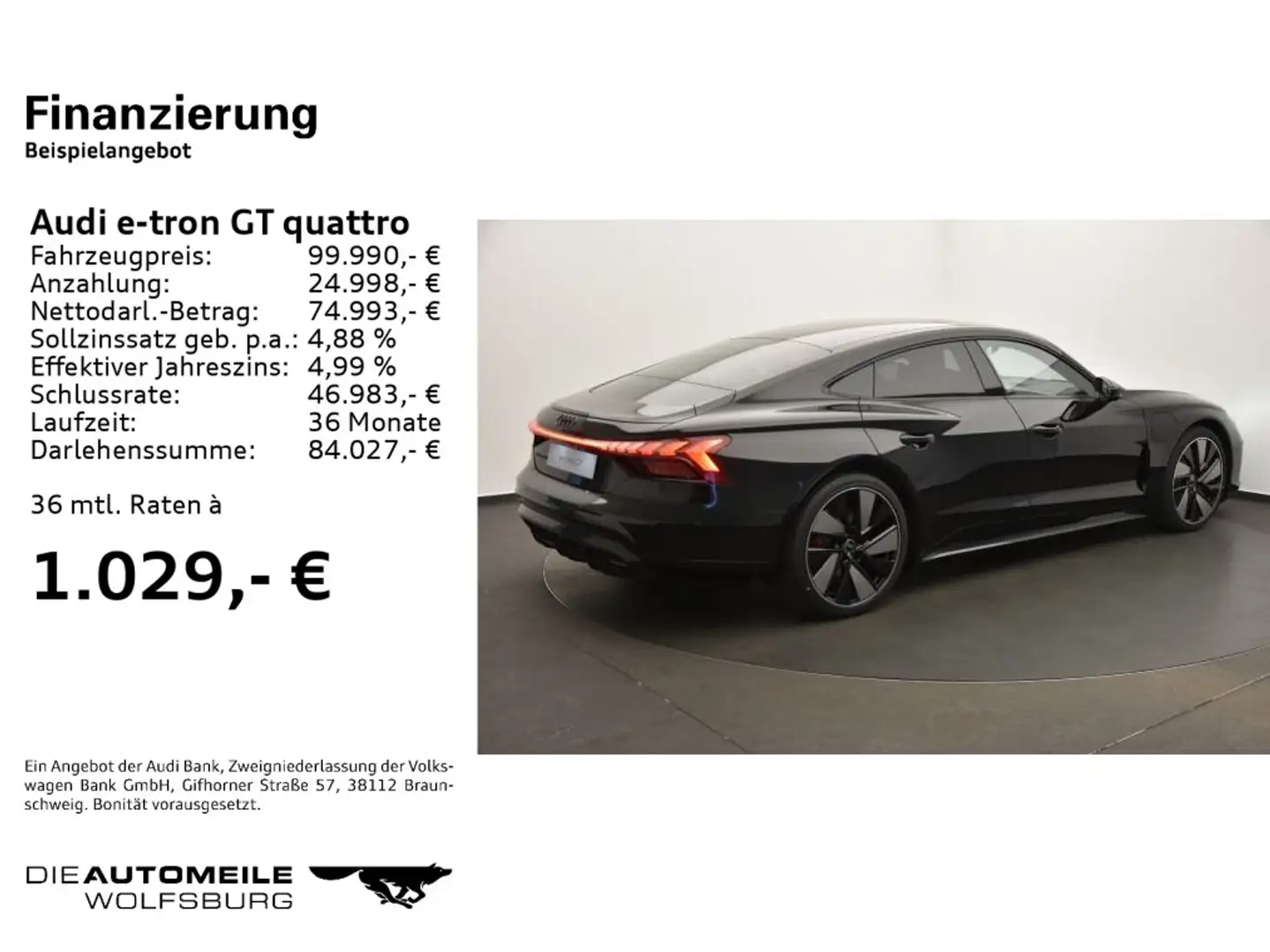 Audi e-tron GT . Negro - 2