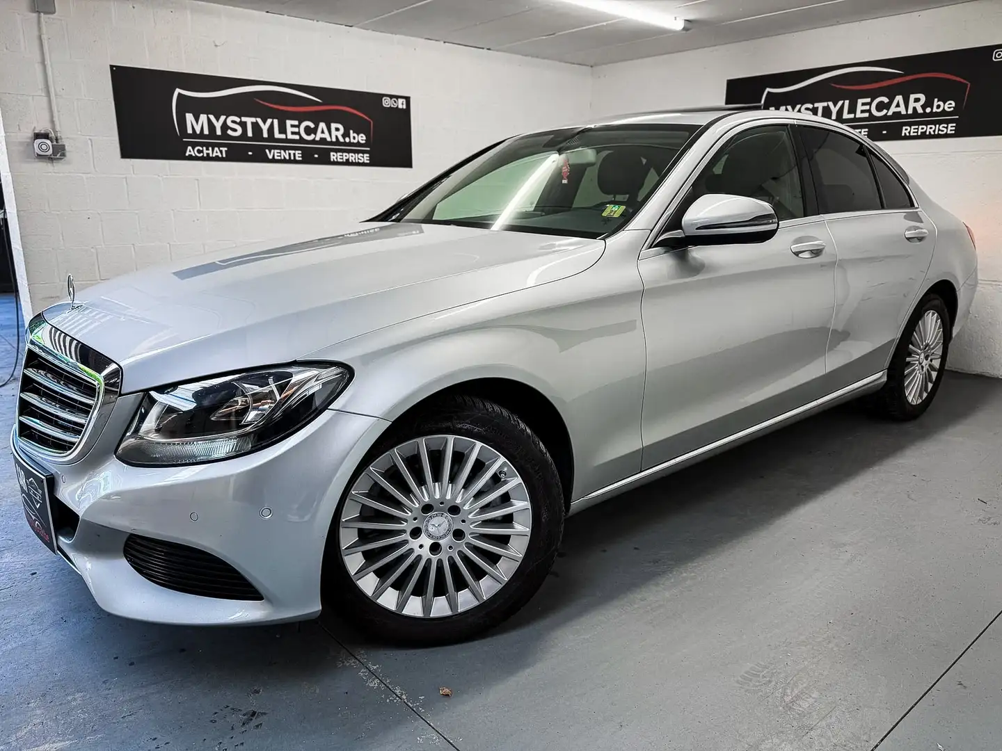 Mercedes-Benz C 180 d AUTOMATIQUE, ETAT SHOW ROOM, GARANTIE 1AN Zilver - 1