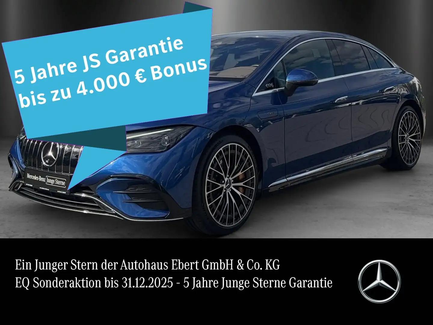 Mercedes-Benz EQE 53 Prem+ HYPER Keramik DYNAMIC+ 22kw Massage Bleu - 1