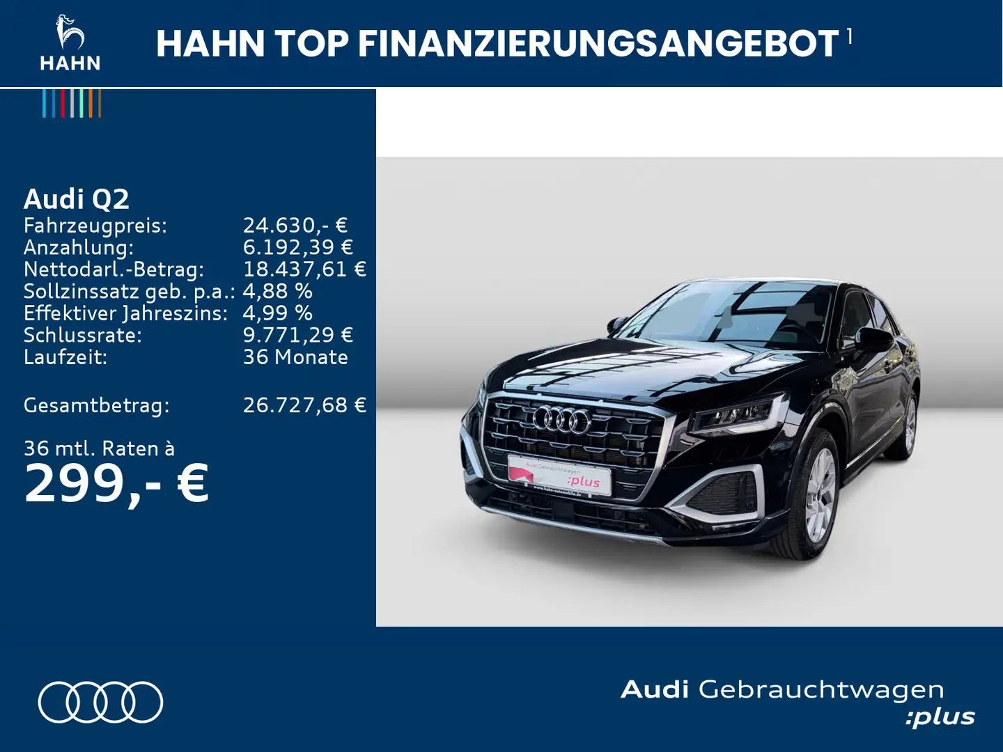 Audi Q2 advanced 35TFSI Virtual LED Cam Sitzh Schwarz - 2