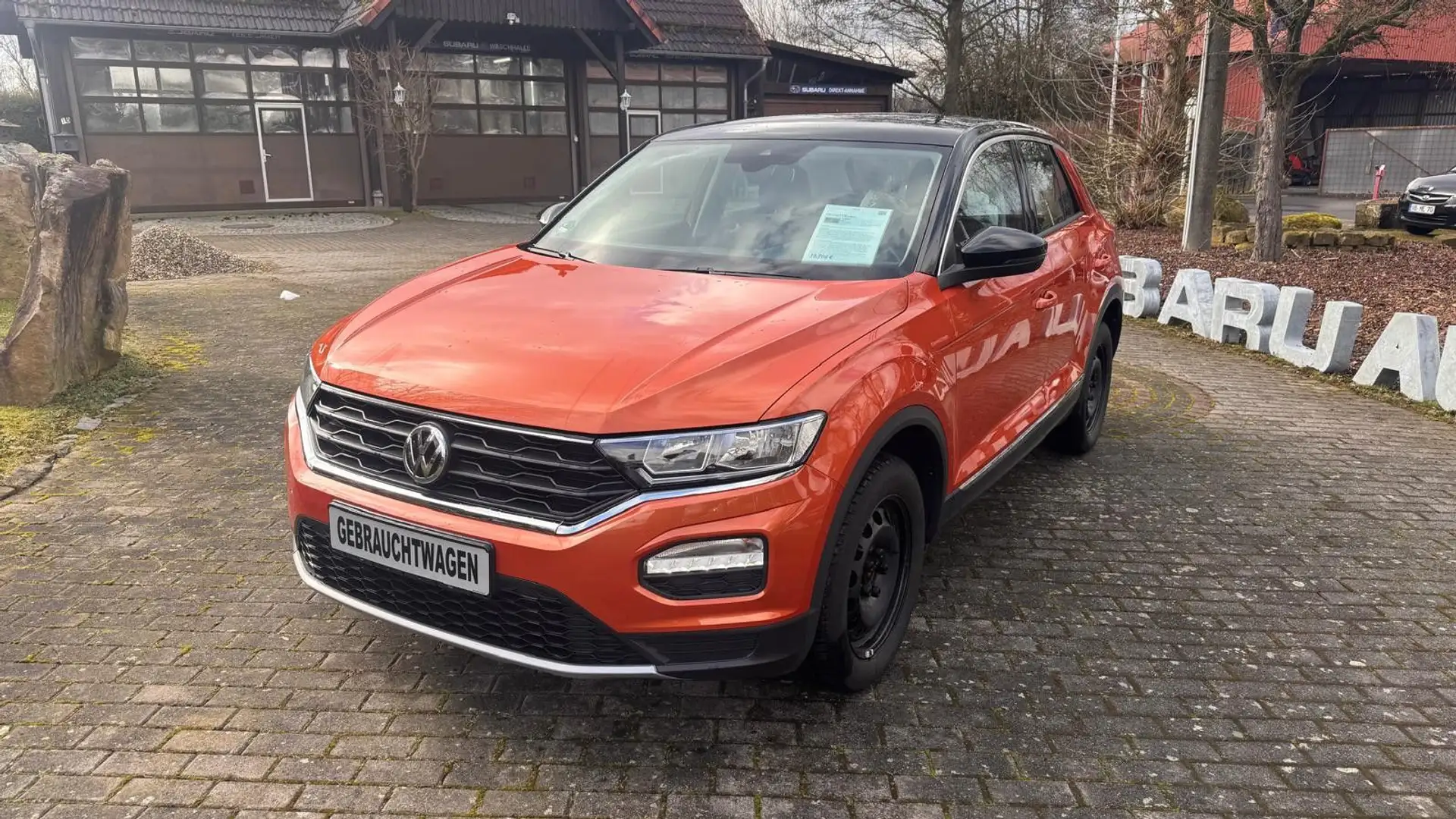 Volkswagen T-Roc Style*Sommer auf Alu +Winterräder Stahl Orange - 1