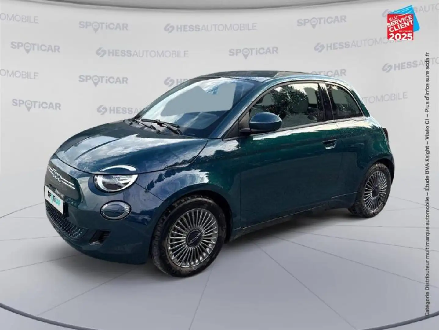 Fiat 500e e 118ch Icône (step1) 2021 Camera Vert - 1
