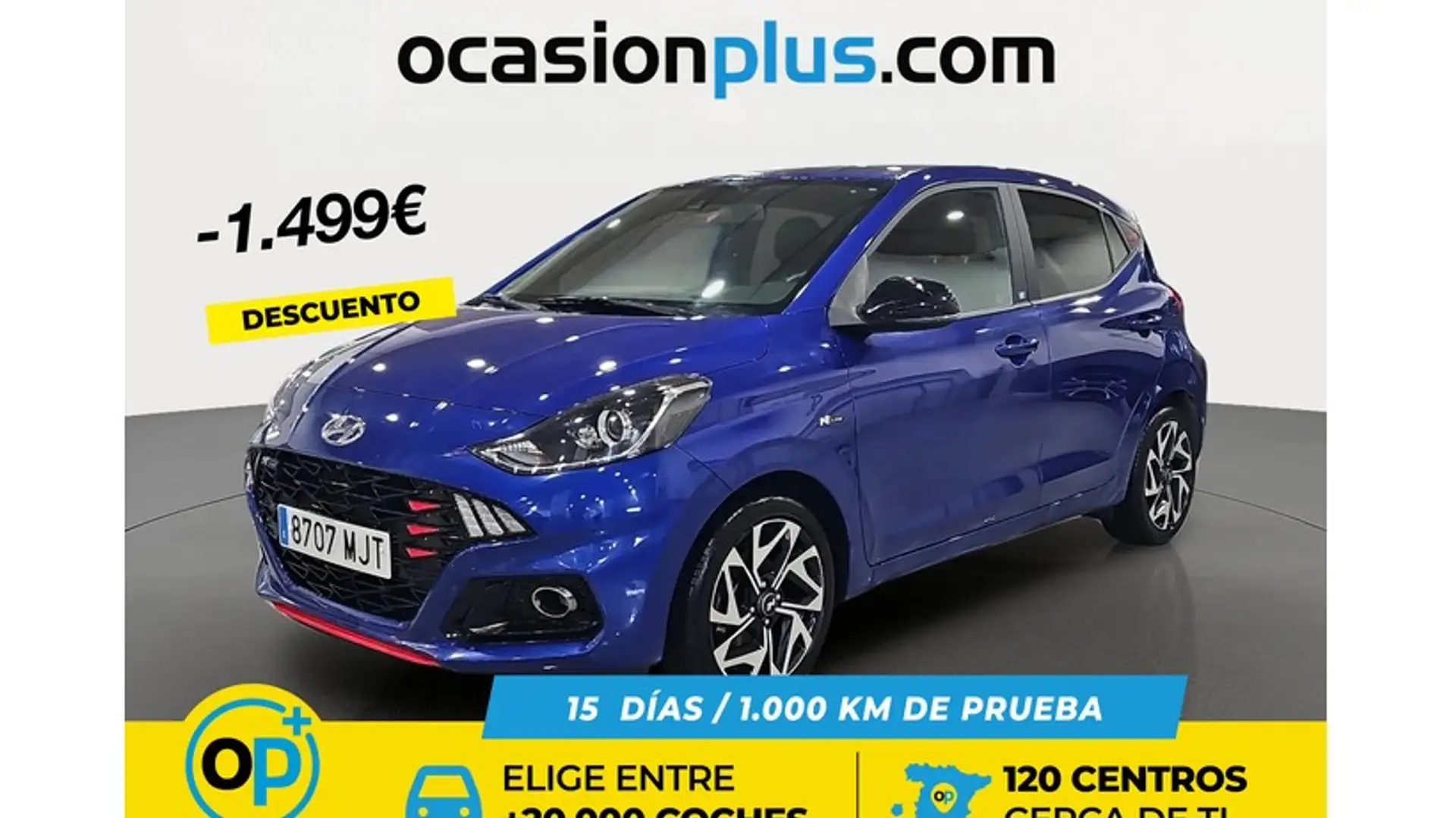 Hyundai i10 1.2 MPI Nline 30 Aniversario Azul - 1