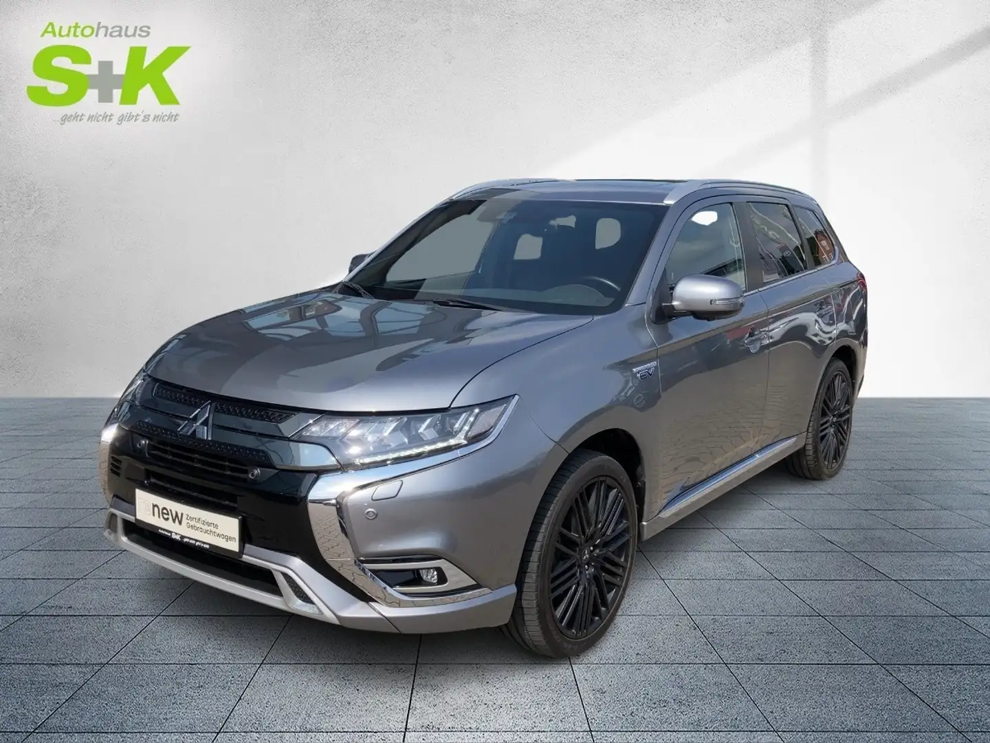Mitsubishi Outlander PHEV Top 4WD Leder,AHK,Winterräder,NAVI Schwarz - 1