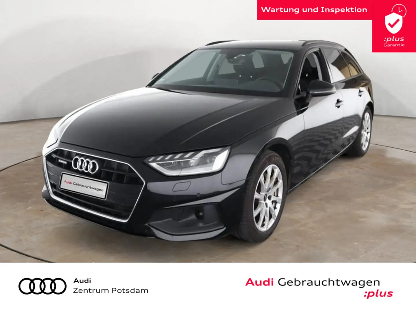 Audi A4 Avant 40TDI quattro MATRIX NAVI AHK STANDH Schwarz - 1