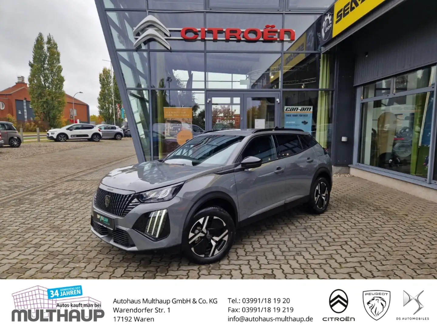 Peugeot 2008 Allure PureTech 130 EAT8 LED PDC Rückfahrkam. Gris - 1
