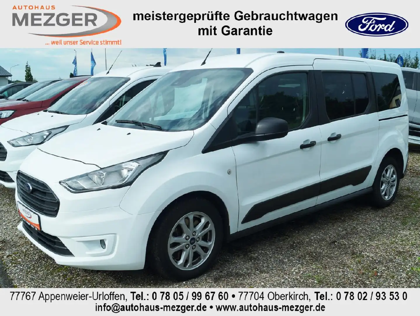 Ford Transit Connect Kombi lang Trend Weiß - 2