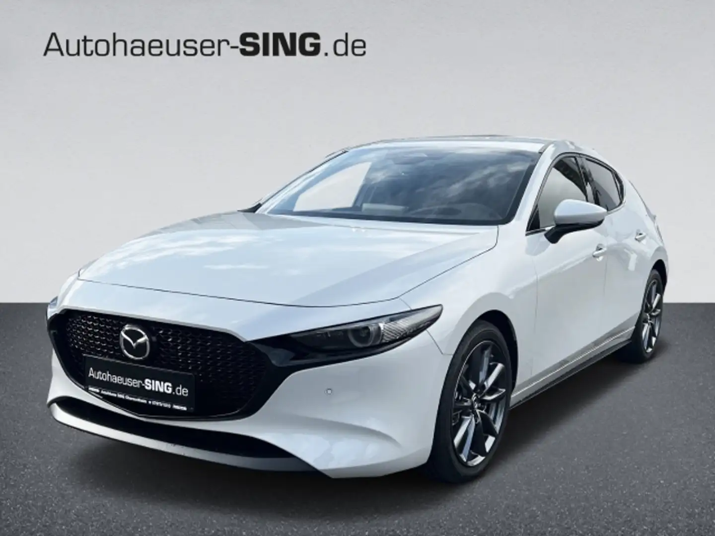 Mazda 3 Exclusive-Line Automatik HeadUP Design-Paket Weiß - 1