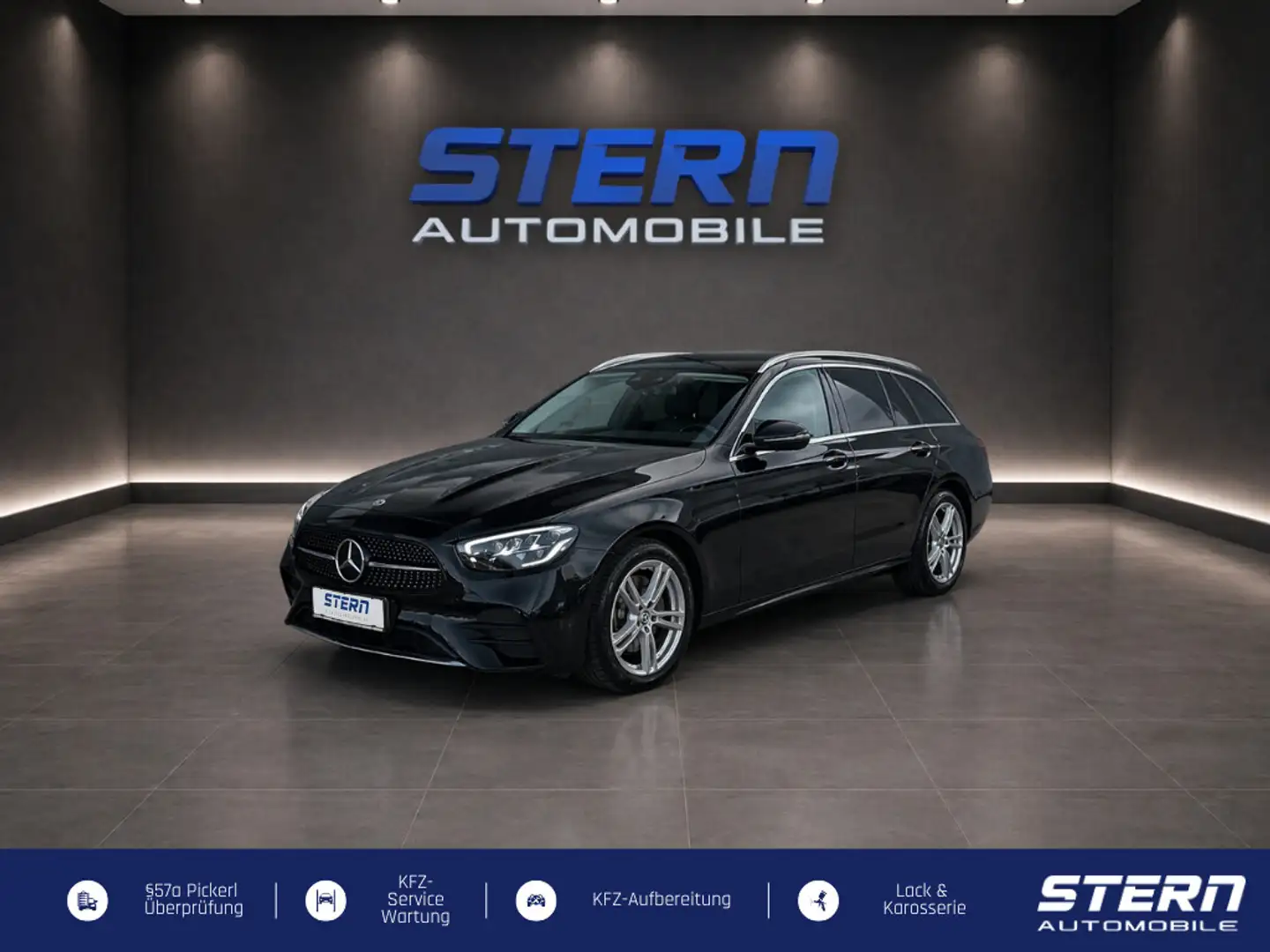 Mercedes-Benz E 200 d T Aut. *AMG LINE* AMBIENTE* NAVI* LUFTFEDERUNG* Schwarz - 1