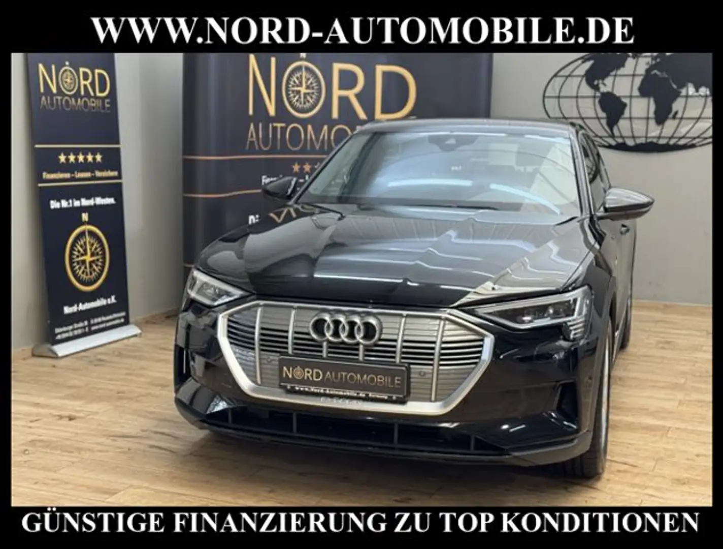 Audi e-tron 50 S-Line Int. Teilleder/AHK/Matrix/B&O/ S-Line Schwarz - 1