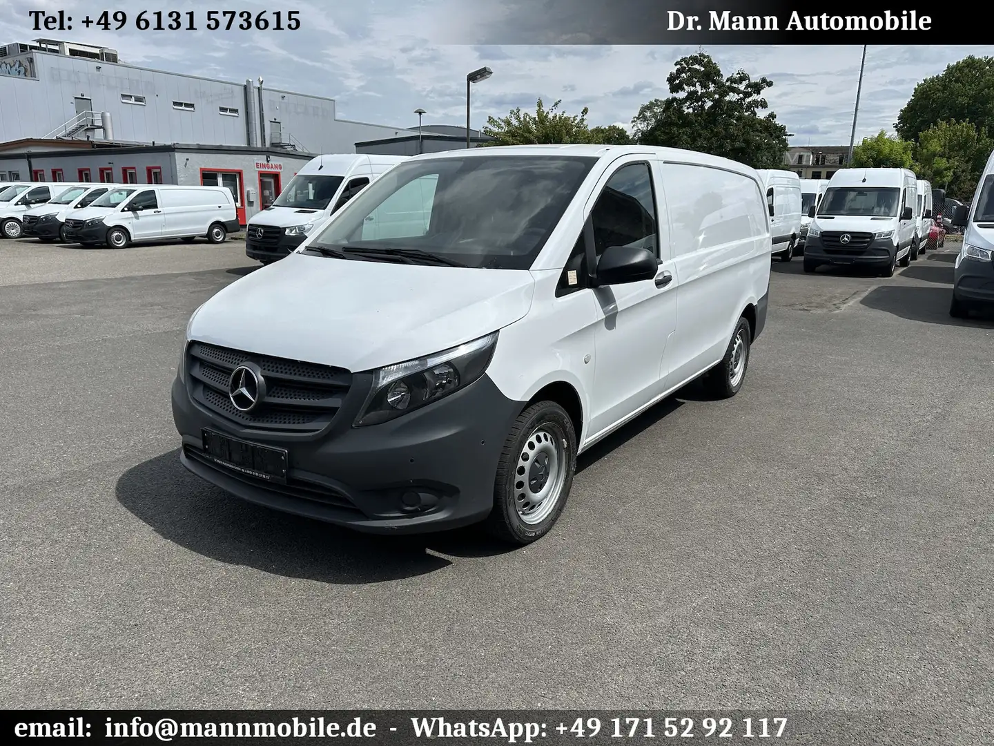 Mercedes-Benz Vito 114 CDI 4x4 lang Sortimo 2,5 to AHK Blanc - 1