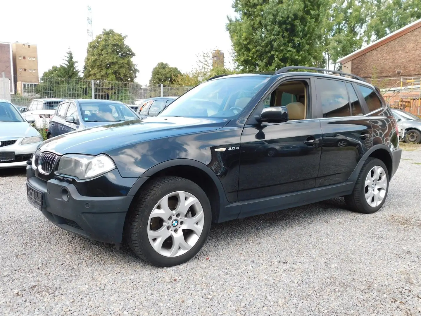 BMW X3 3.0d/Leder/Panorama/Navi/Xenon Zwart - 1