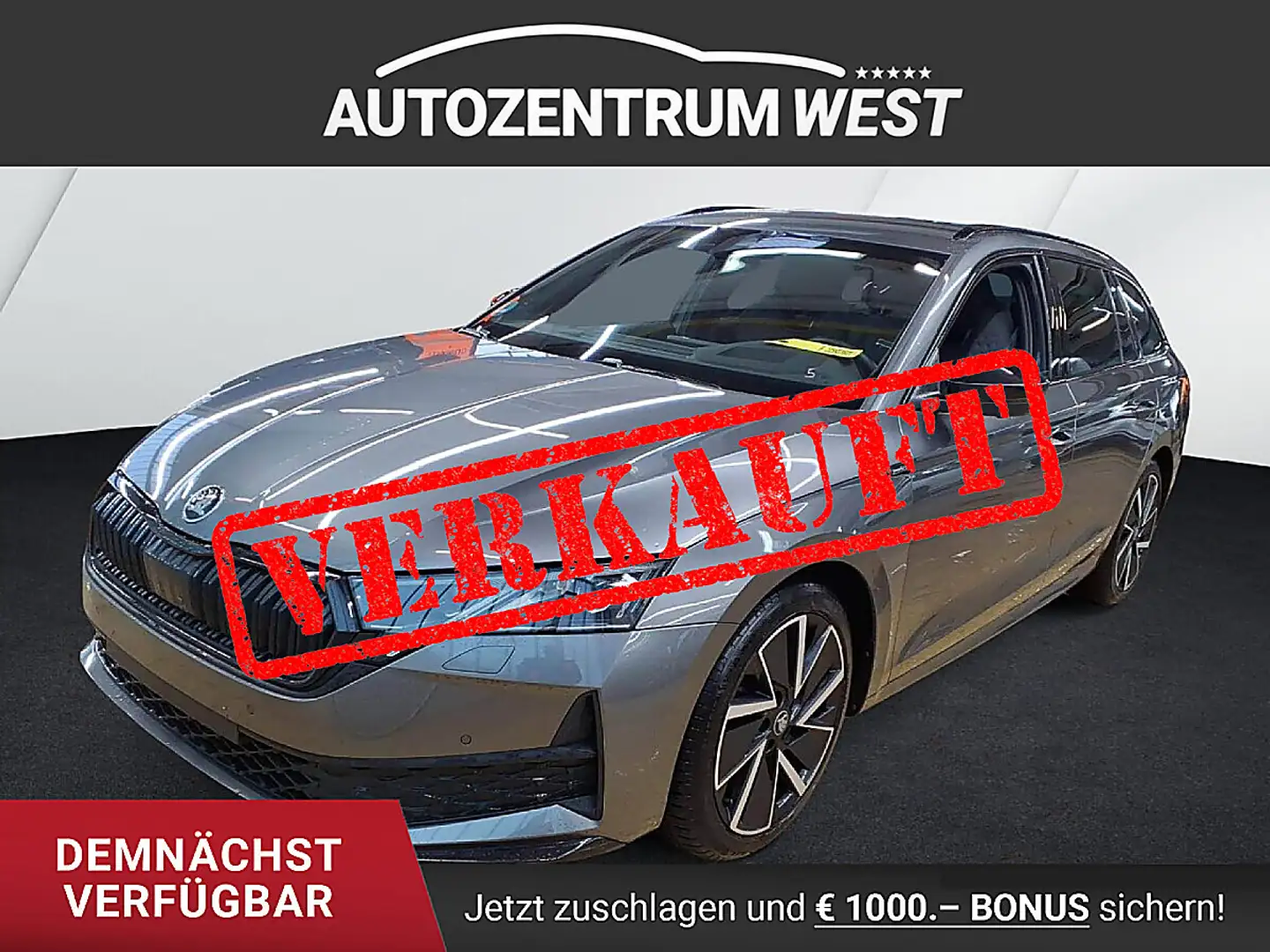 Skoda Octavia Kombi 2,0 TDI Sportline DSG...MATRIX,AHK,NAVI Grau - 1