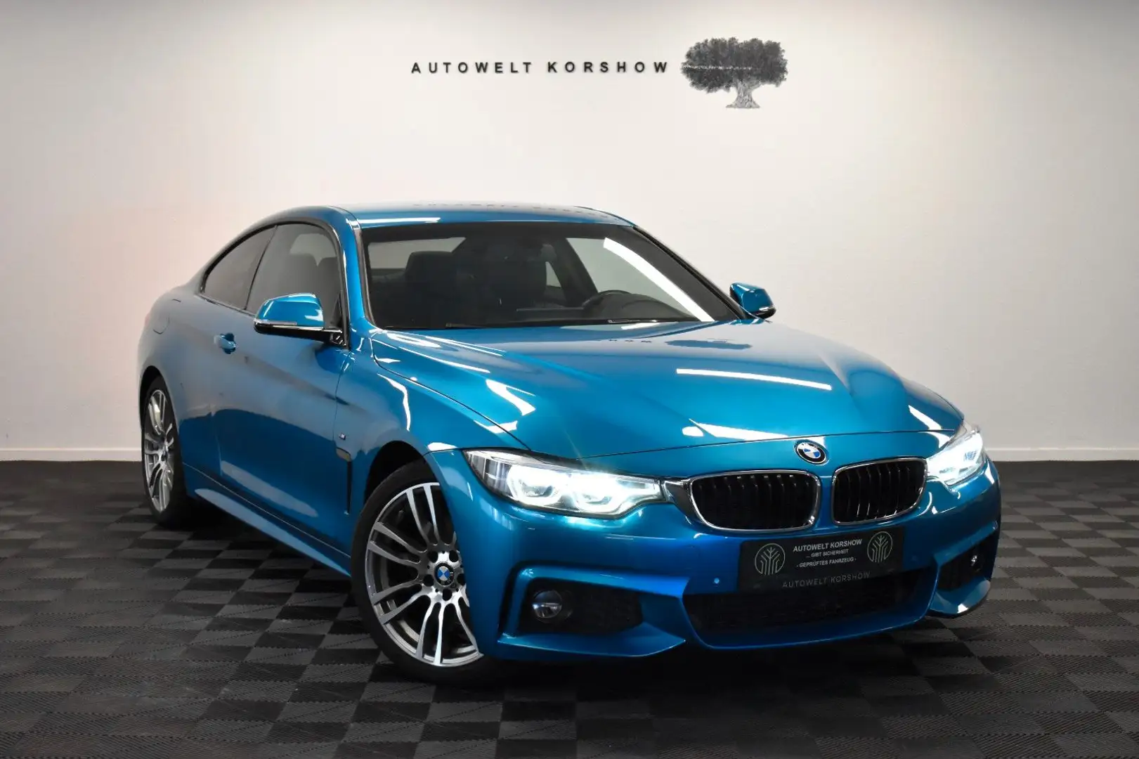 BMW 430 i Coupe M Sport *LED*KAMERA*PDC*LEDER* Blau - 1