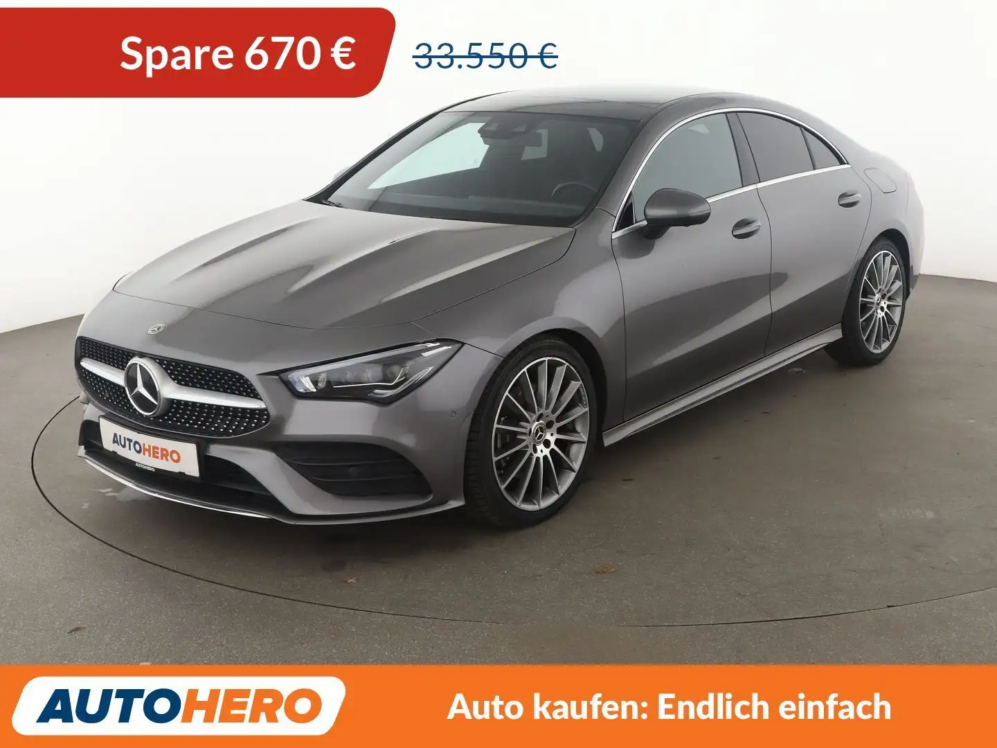 Mercedes-Benz CLA 220 CLA 220 d 4Matic AMG Line Aut.*NAVI*HUD*LED* Gris - 1