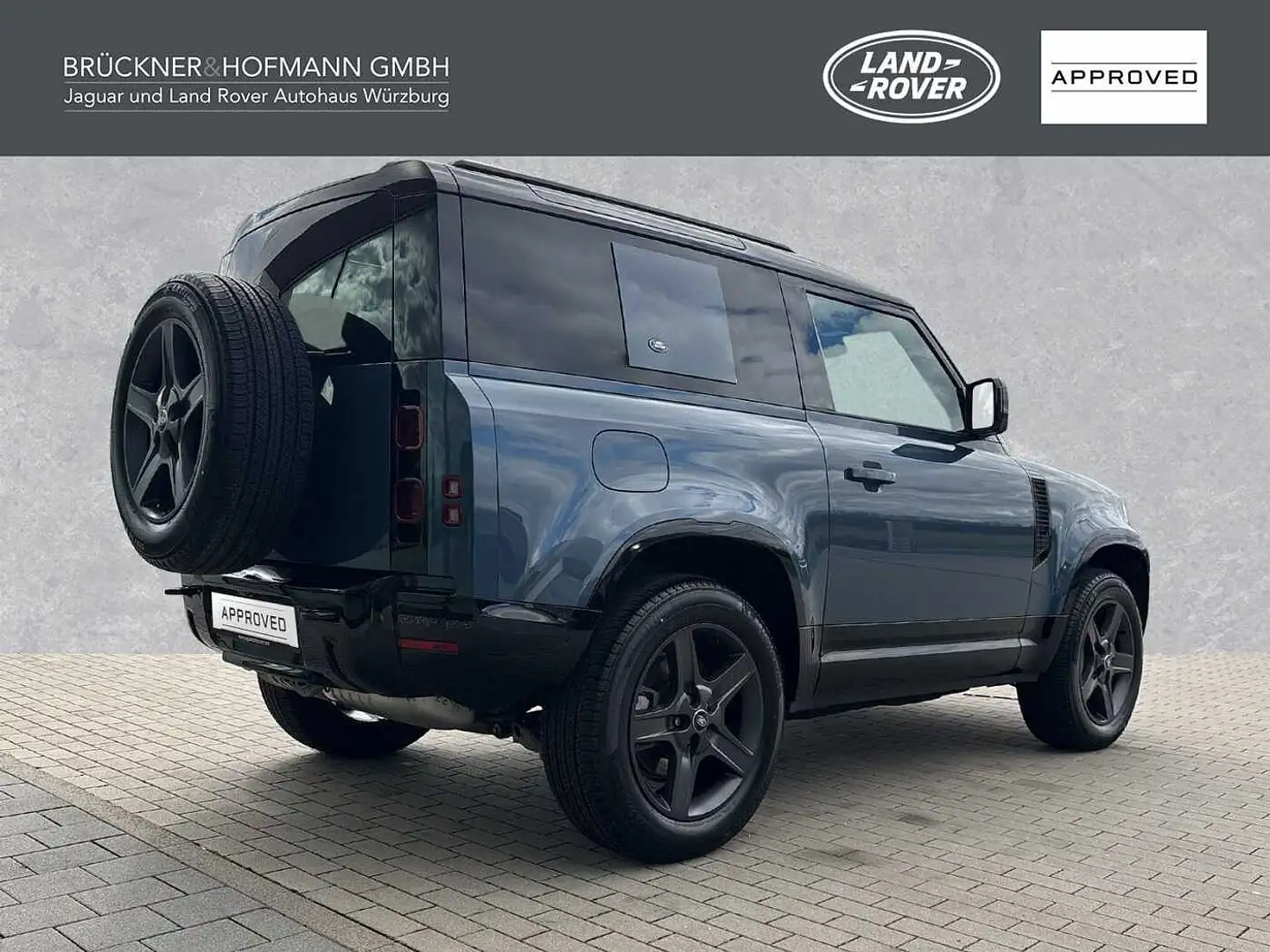 Land Rover Defender Diesel 3-Türer 90 D300 X-Dynamic SE/ AHK/ Winterpa Blau - 2