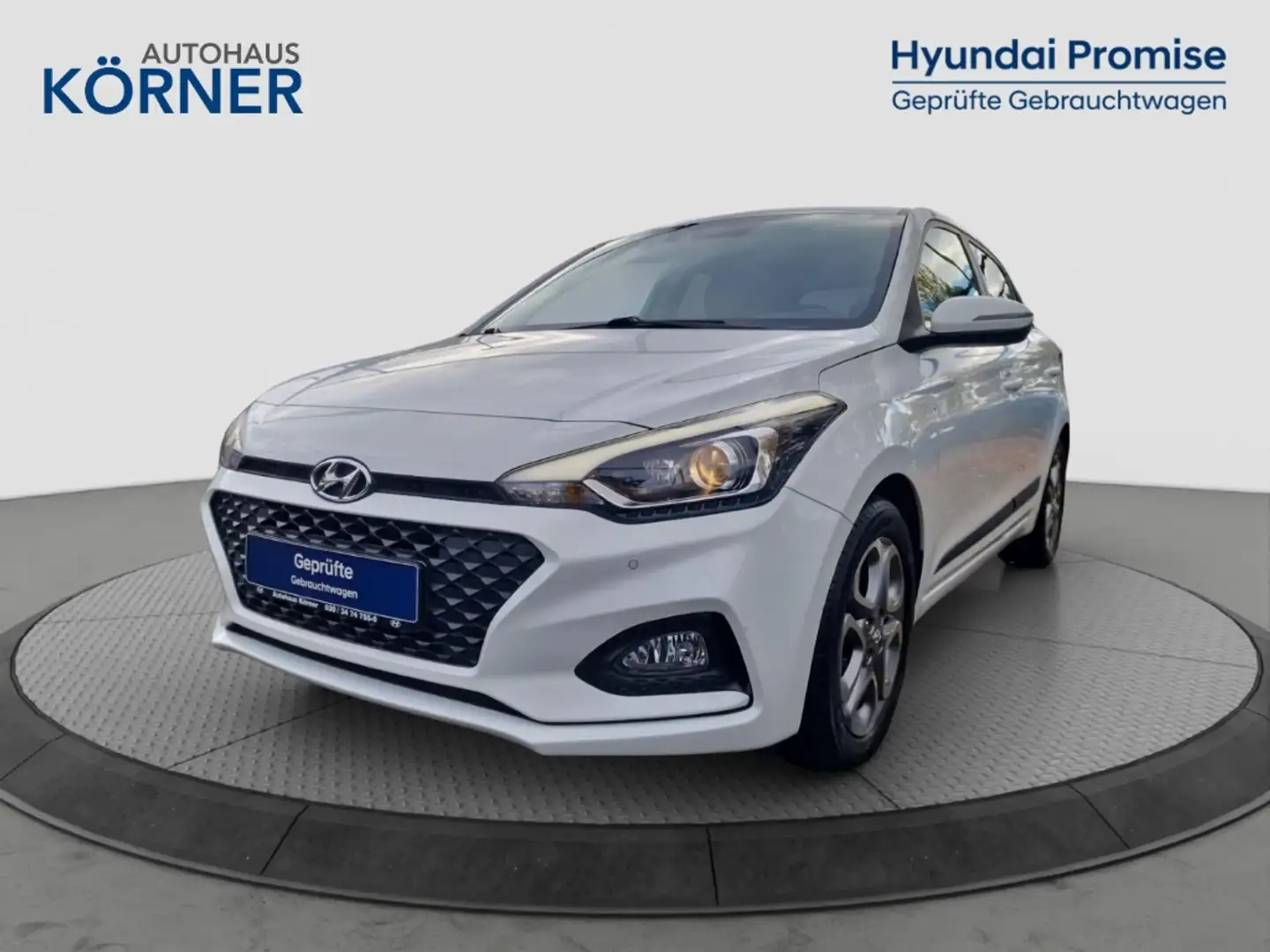 Hyundai i20 STYLE 1.2 GDi *CARPLAY*CAM*SITZHZG* Blanc - 2