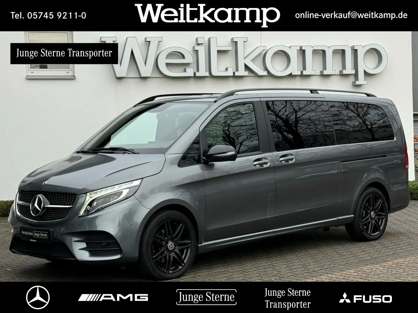 Mercedes-Benz V 300 V 300 d 4M EDT. XL AMG+STHZ+TISCH+AHK+BURMESTER Grau - 1