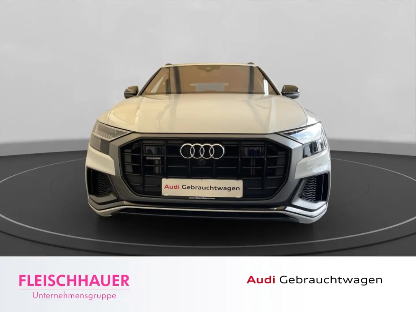Audi Q8 S line 55 TFSI e quattro B&O ACC Leder Optik-Paket Weiß - 2