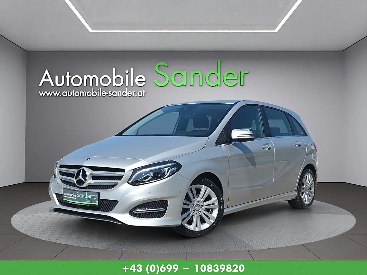 Mercedes-Benz B 180 d Aut. STYLE *1.BESITZ / LED / NAVI* Silber - 1