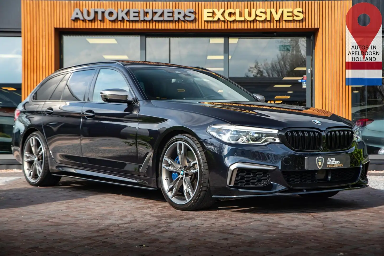 BMW 550 5-serie Touring M550d xDrive High Executive Negro - 1