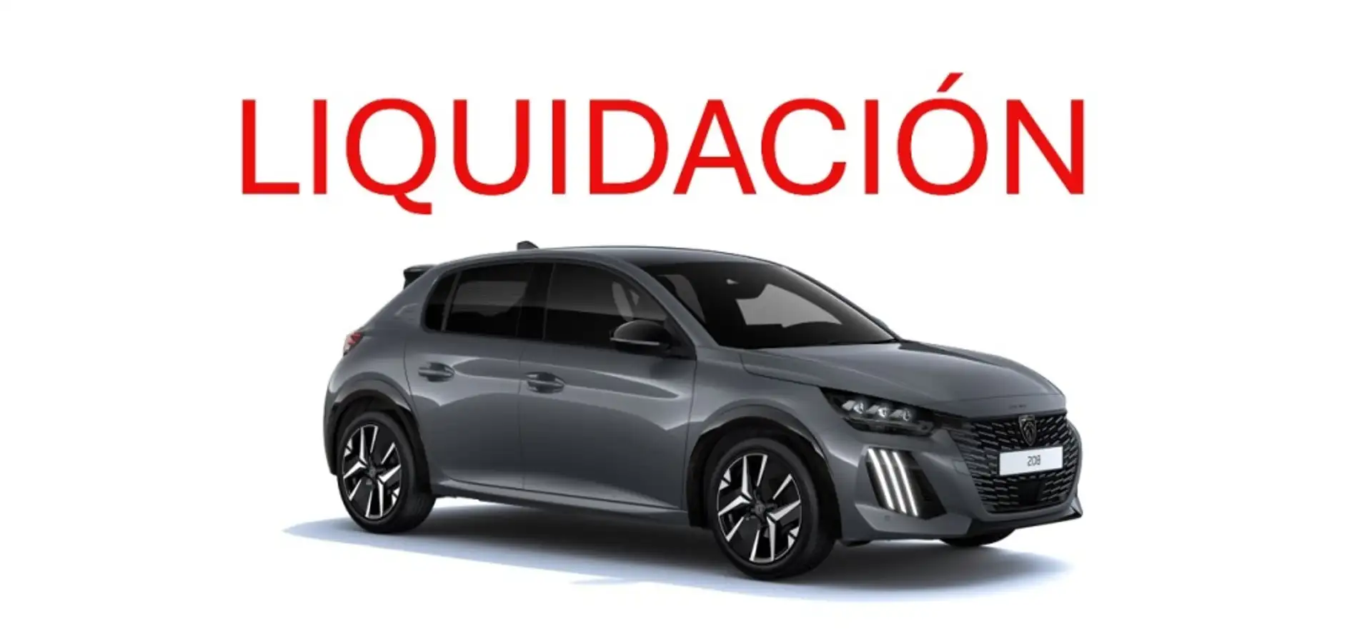 Peugeot 208 1.2 Hybrid GT e-DCS6 136 Gris - 1