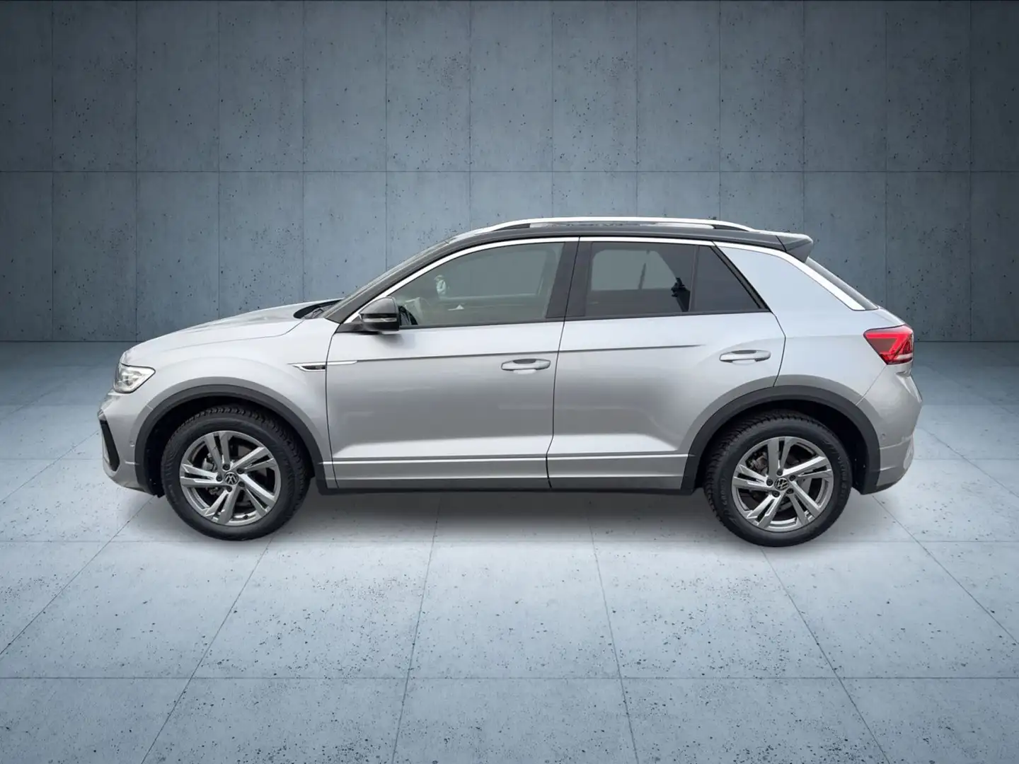 Volkswagen T-Roc T-ROC R-Line 1.5 TSI DSG AHK/Nav/Kam/AppCon/ACC Silber - 2