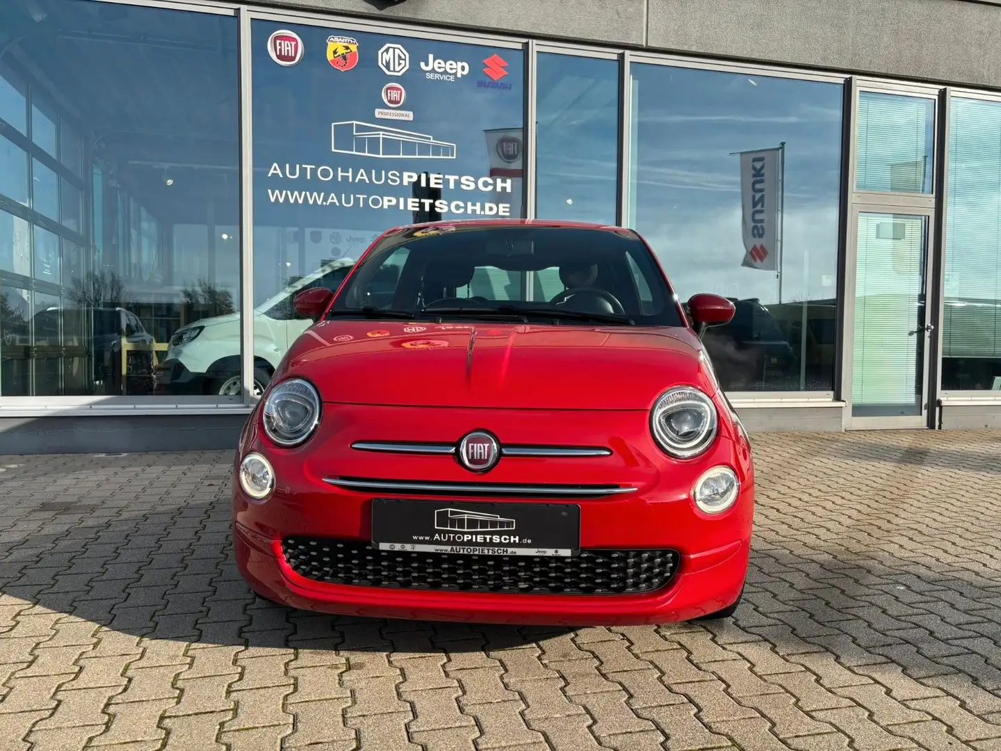 Fiat 500 Hybrid*PDC*BT* Červená - 2