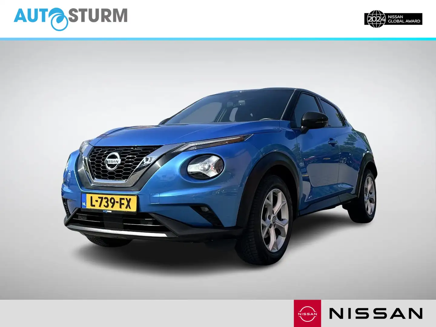 Nissan Juke 1.0 DIG-T N-Connecta | Navigatie | Camera | Apple Blu/Azzurro - 1
