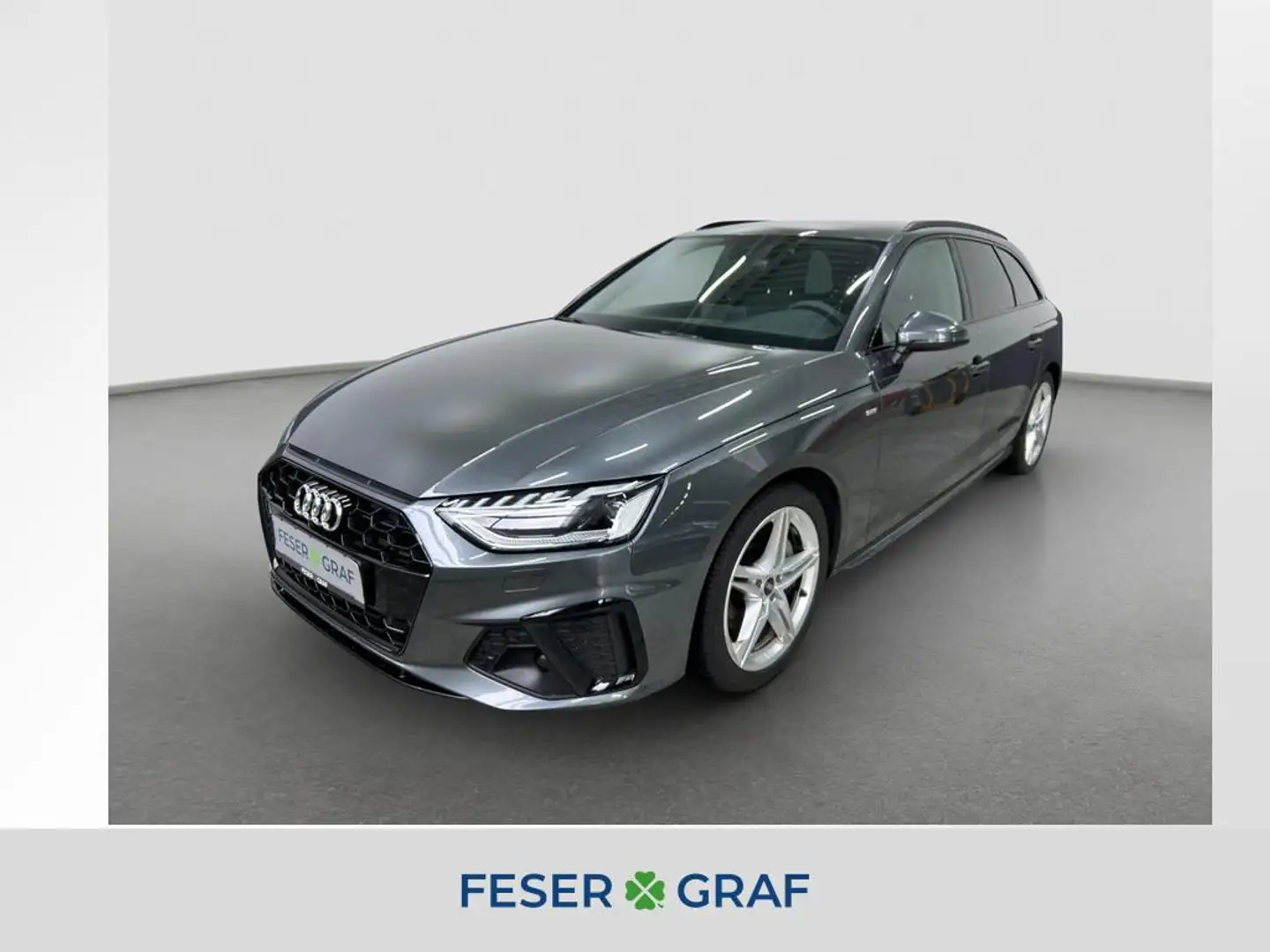 Audi A4 Avant 40 TDI S tronic S line AHK/Matrix Gris - 1