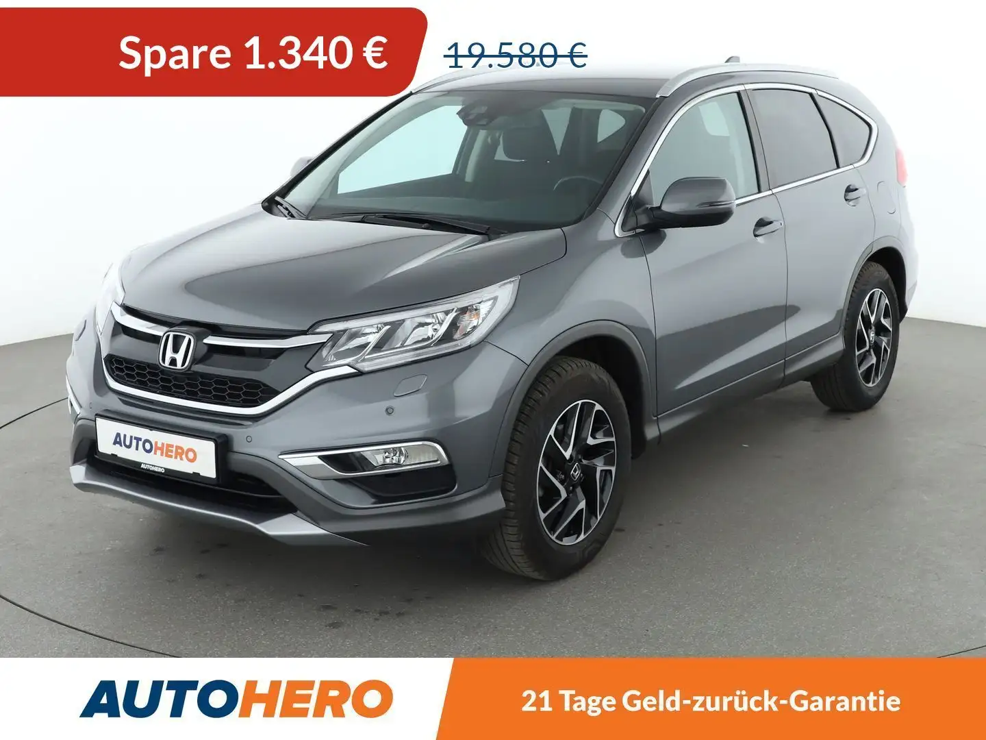 Honda CR-V 2.0 i-VTEC Elegance 4WD*NAVI*TEMPO*CAM*PDC*SHZ*AHK Grau - 1