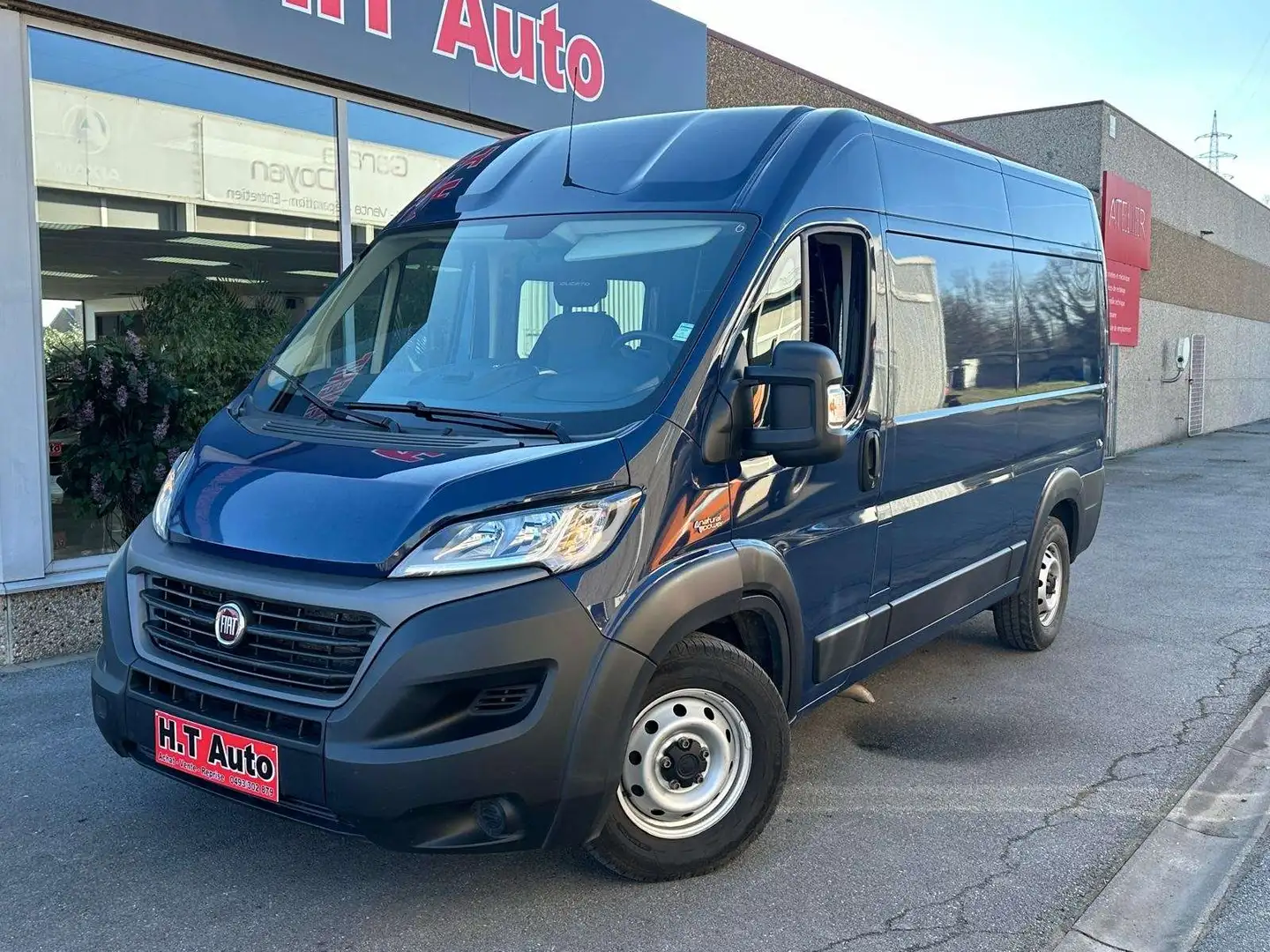 Fiat Ducato 3.0 XL CNG/Etat neuf/Gps/Camera/Euro 6 Bleu - 1