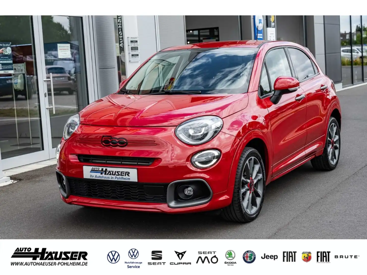 Fiat 500X RED MY23 Hybrid 1.5 GSE TECH KOMFORT NAVI KAMERA A Rot - 1