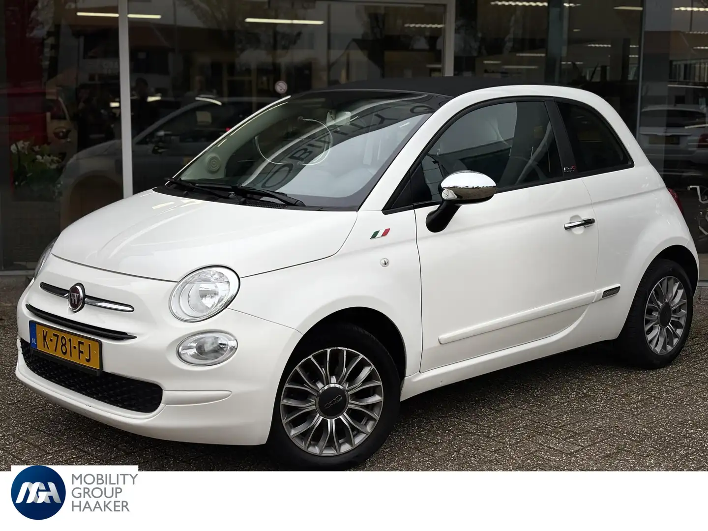 Fiat 500C 0.9 TwinAir Turbo Lounge | Cruise control | Airco Blanc - 1