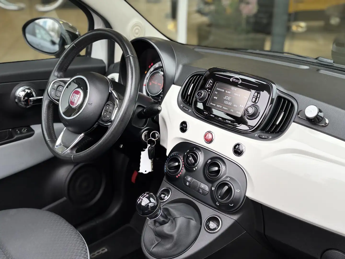 Fiat 500C 0.9 TwinAir Turbo Lounge | Cruise control | Airco Blanc - 2