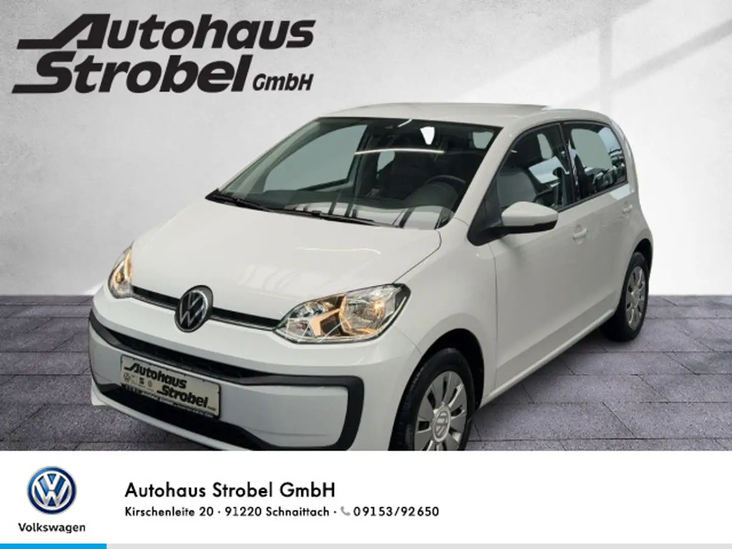 Volkswagen up! 1.0 move up! ab 3,99% Kamera Tempo Bluet. Kl Weiß - 1