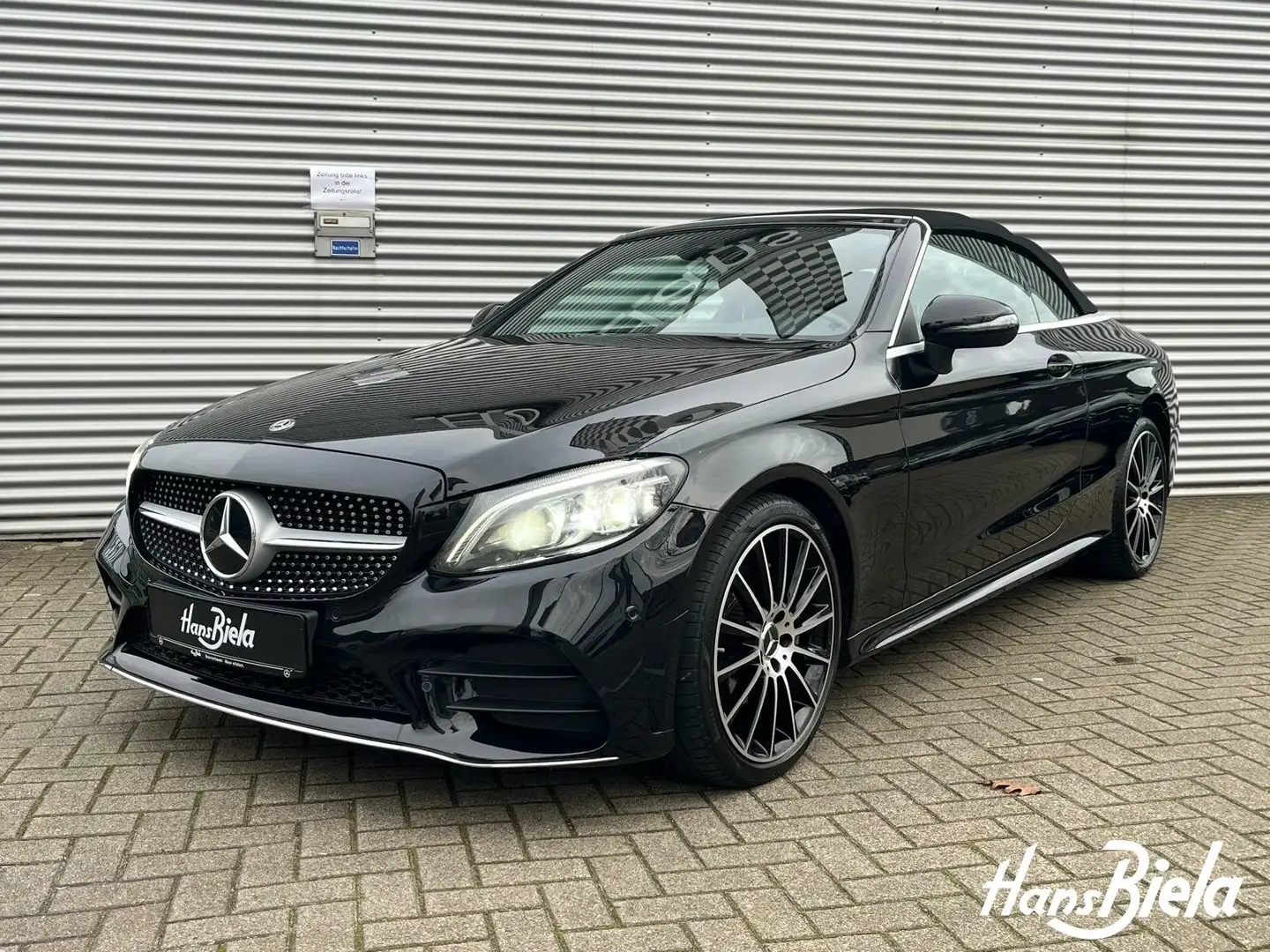 Mercedes-Benz C 200 C 200 Cabrio AMG/19"/Com/Bur/ILS/Kam/Mem/TW/Ambi Noir - 2