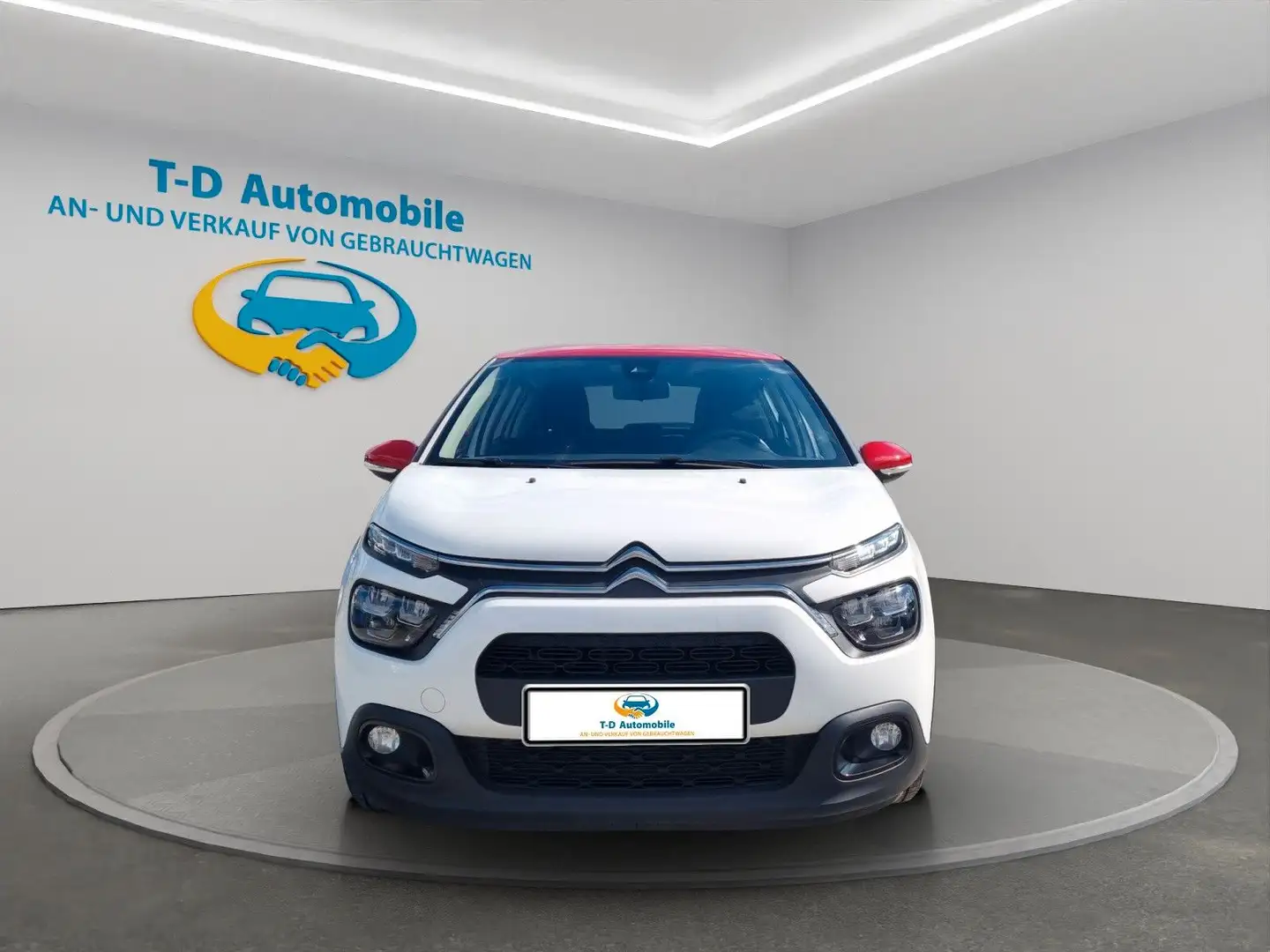 Citroen C3 Shine, 1.HAND, Garantie; Parkhilfe Weiß - 1