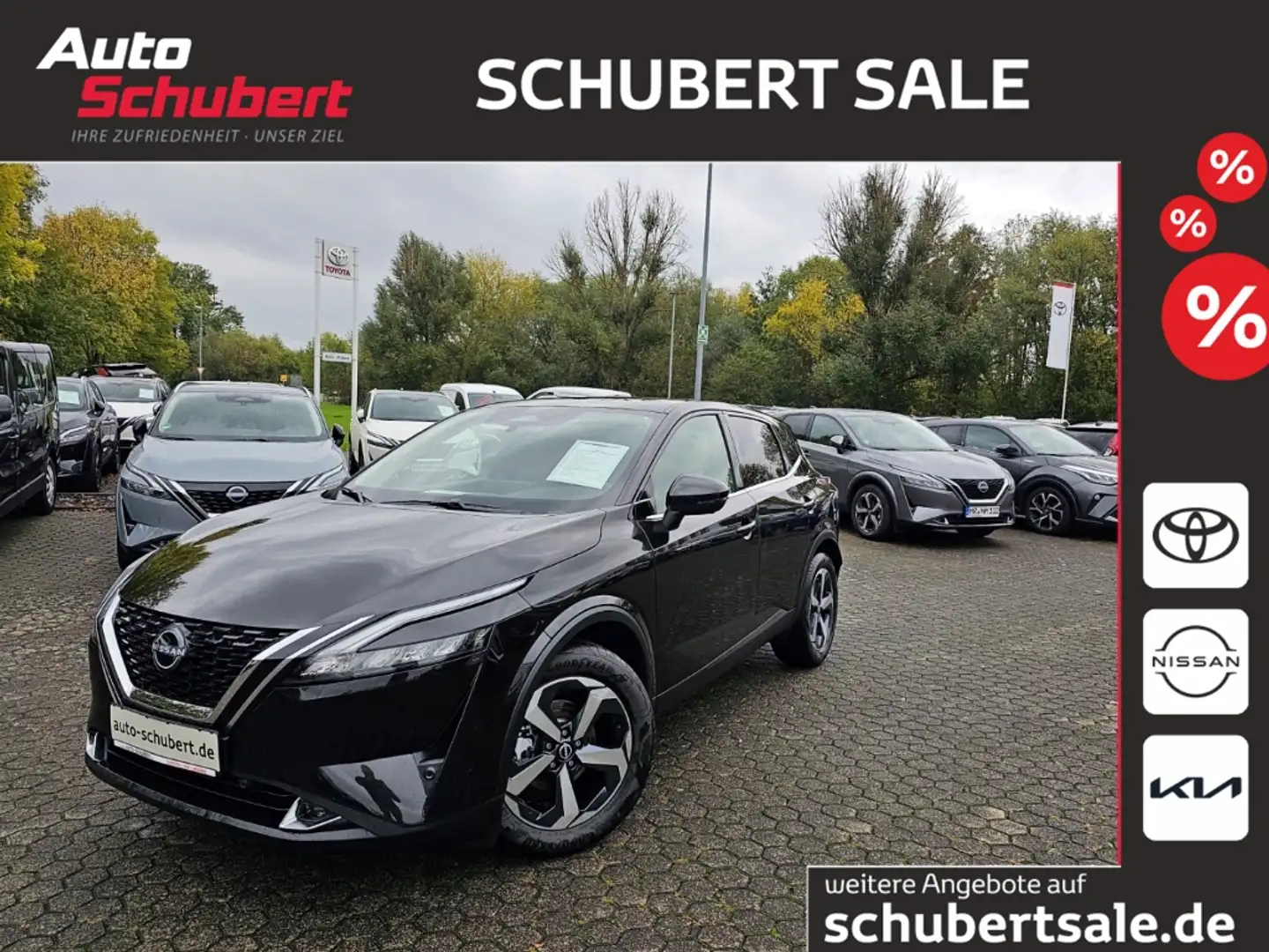 Nissan Qashqai N-Connecta 1.3 DIG-T MHEV 4X4 XTRONIC Allrad Navi Noir - 1