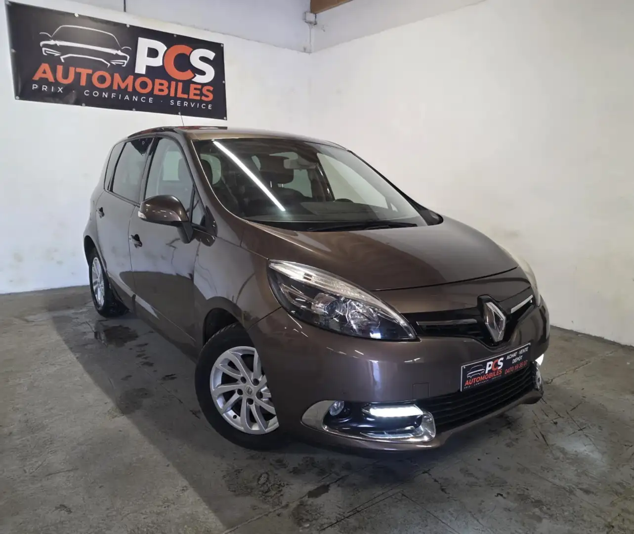 Renault Scenic 1.6 dCi Energy*GPS*ATT REMORQUE*SEMI CUIR... Gris - 2