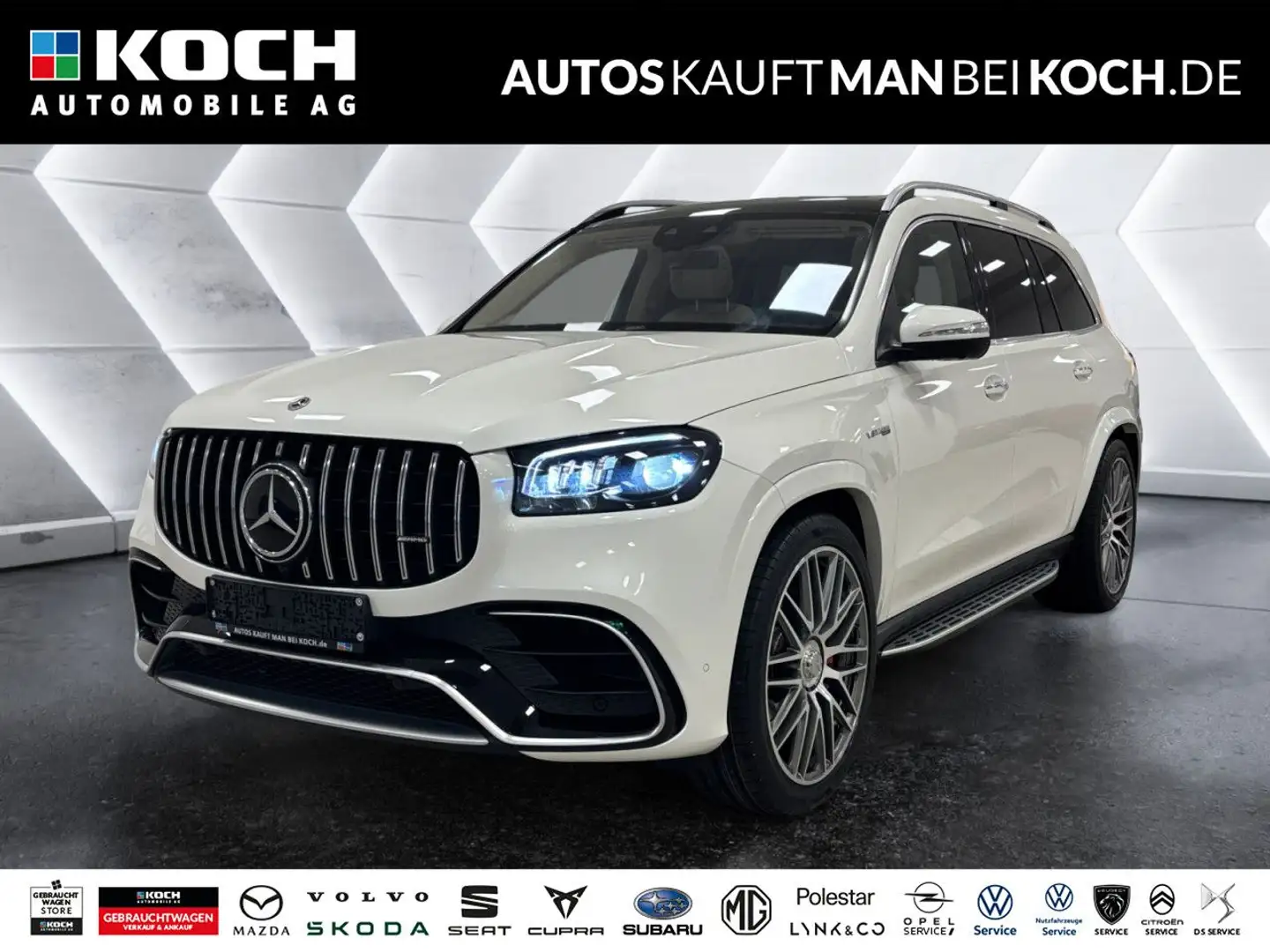 Mercedes-Benz GLS 63 AMG 4Matic Burmester Standhzg Nappa 7 Sitze Weiß - 1