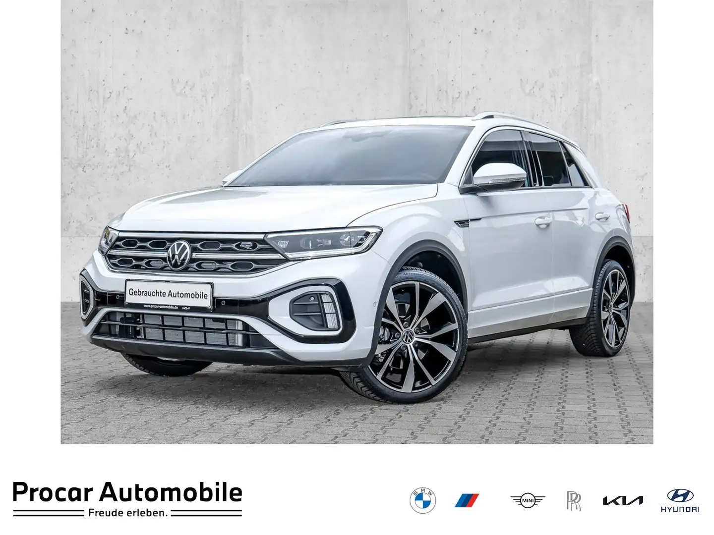 Volkswagen T-Roc R-Line Pano Navi ACC RFK Lenkradheiz. LED DAB Білий - 1
